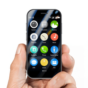 BezosMax Mini 4G Smartphone Unlocked 32GB 3.0 Inch Dual Sim Quad Core Mini Phone Premium Child Phone Small Phone Student Pocket Cellphone, Pink