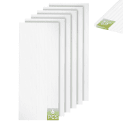Bezseller 5x2 ft UV Resistant Clear Polycarbonate Panels - 6 pack , Translucent