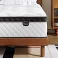 thumbnail image 1 of Bezzze 10 inch Twin Size Mattress, Hybrid Mattress in a Box, Individually Pocket Springs & Breathable Memory Foam, Medium Firm, CertiPUR-US Certified, 1 of 10