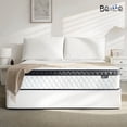 thumbnail image 1 of Bezzze Mattress 12 Inch Full Mattresses in a Box, Medium Firm Hybrid Mattress with Memory Foam, Individual Pocket Spring for Motion Isolation, 1 of 9