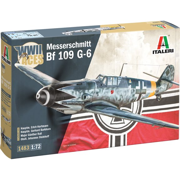 Bf 109 G-6 1/72 Kit - Aces Italeri (1483) 1:72 scale