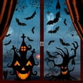 Bfantian 1 Set Of 4 Pcs Halloween Stickers Horror Atmosphere Window