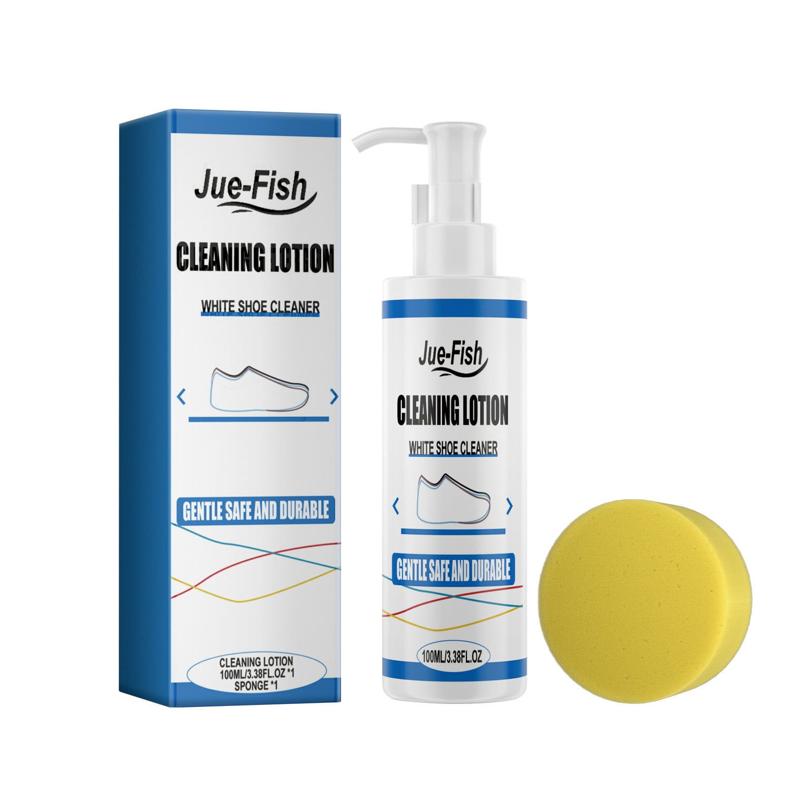 Bfantian New Foam Cleaner, Shoe Cleaner Kit, Portable Stain And Yellowing Removal For White