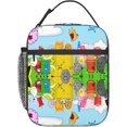 thumbnail image 1 of Bfdi-Battle for Dream Island Lunch Bag Insulated Lunch Box（4）With Compartments Waterproof Reusable Tote Bag For Work Hiking Travel One Size, 1 of 9