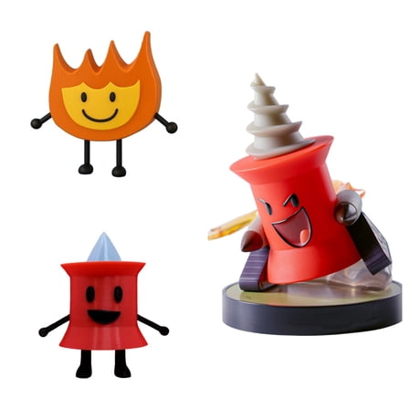 Bfdi Plushies Bomby Soft Toy, Soft & Huggable Bfdi Plushies Toys, Cartoon Home Decorations Bfdi Collect Toys - 3Pc