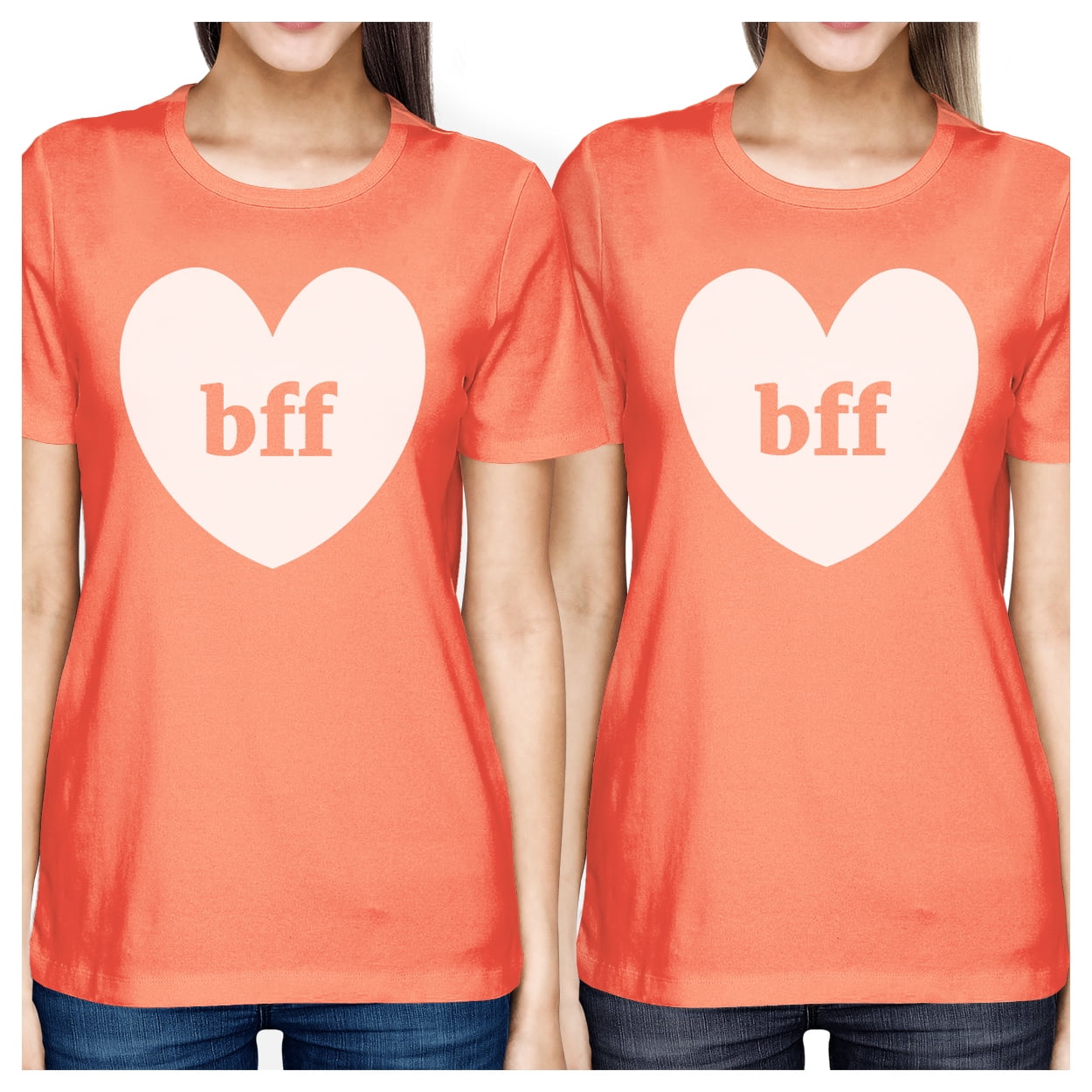 bff-hearts-bff-matching-peach-shirts-walmart