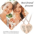 thumbnail image 1 of Bff Necklace For 2-Valentines Heart Matching Necklace Best Friends Pendant Friendship Necklace Set Of 2 Gifts For Women[o7784], 1 of 1