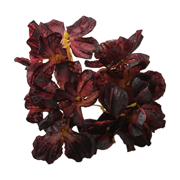 Bfogop 10 Pcs Artificial Flower Head,Fake Flowers Heads Simulation Small Lily Flower Heads for DIY Handmade Office Faux Flower Arrangement Wedding Party Home Decoration