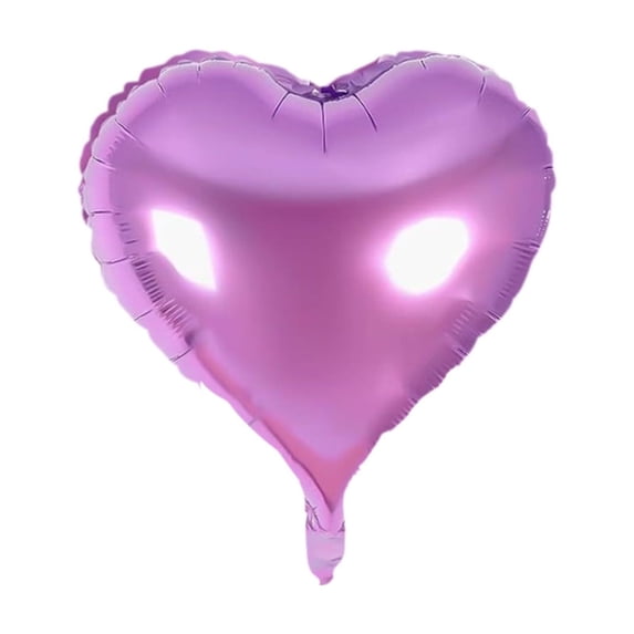 Bfogop 10Pcs 14 Inch Heart Balloons Valentine’s Day Heart Shape Foil Mylar Balloons Decor for Romantic Valentine's Day Wedding Bridal Shower Anniversary Engagement Party Supplies