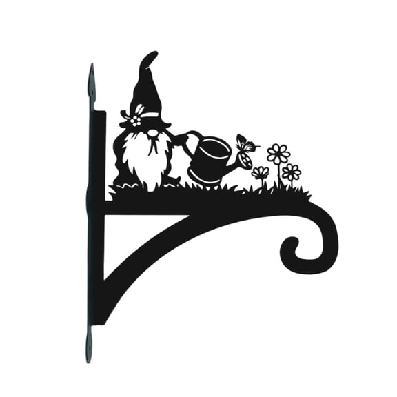 Bfogop 11 Inch Metal Plant Hooks - Decorative Wall Hangers for Indoor & Outdoor Use - Hanging Brackets for Plants, Flower Baskets, Bird Feeders, Lanterns - Patio, Garden, Home Decor