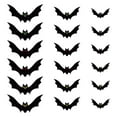 thumbnail image 1 of Bfogop 18 Pcs Hanging Bats Halloween Decoration,Halloween Decorations Outdoor Scary Black Bat,Tree Party Decor Signs for Door Window Lawn Garden Front Porch Home Yard Outside, 1 of 6