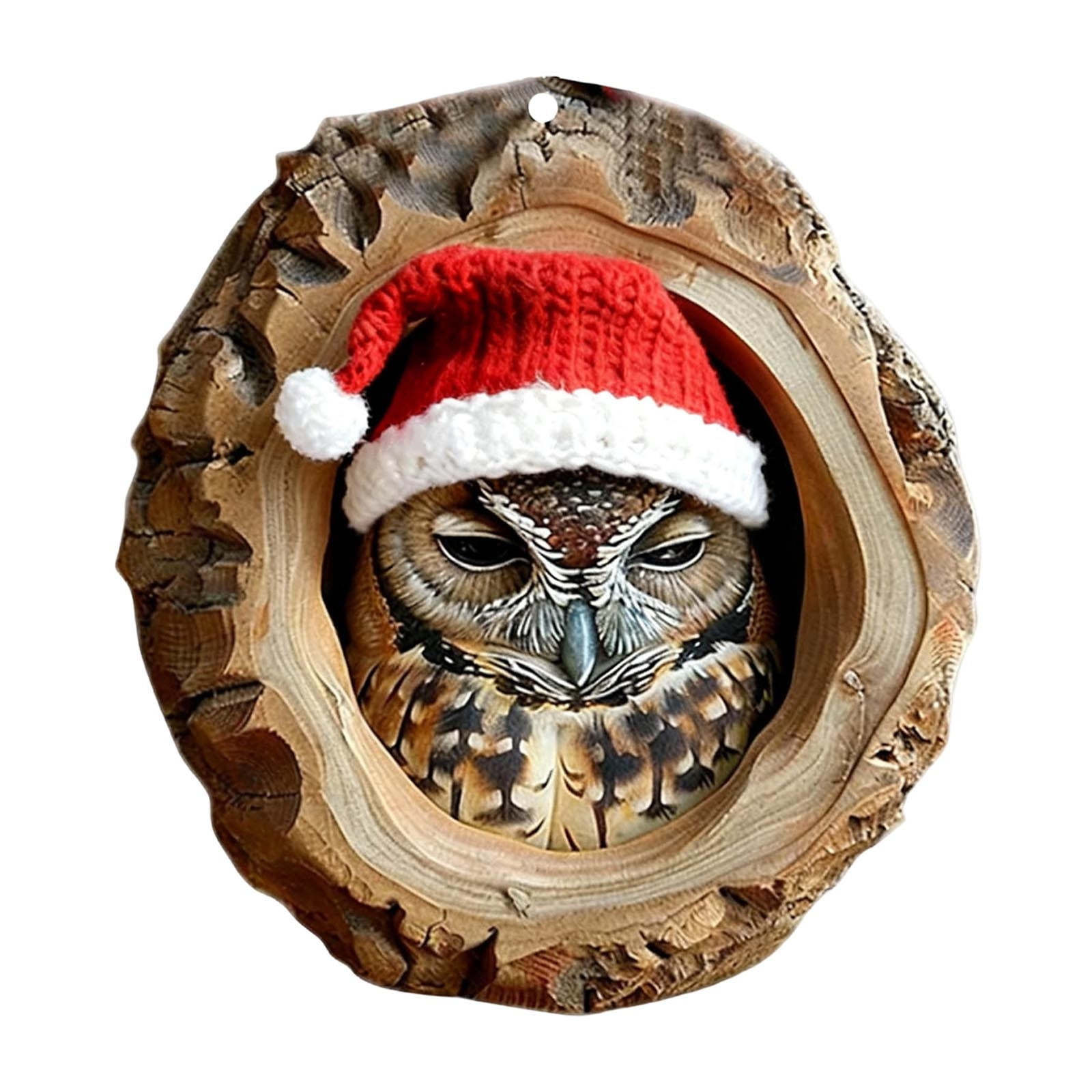 Bfogop 2D Flat Acrylic Forest Animal Decor Animal Christmas Ornament