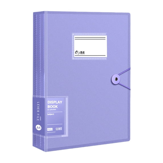 Bfogop 30 Pockets Expanding File Folder, Heavy Duty According File Organizer with Expandable Cover, Desktop Accordion Folders Letter A4 Paper Document Storage Organizer