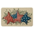 thumbnail image 1 of Bfogop 4th of July Door Mat America Flag Stars Stripe Patriotic Independence Day Entrance Rug Memorial Day Farmhouse Home Kitchen Doormats Floor Mat for Indoor Outdoor 16 x 24 Inch, 1 of 6