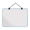 thumbnail image 1 of Bfogop 8 x 12 Inch Double-Sided Magnetic Whiteboard with Colorful Frame, Hanging Small Dry Erase Board for School & Home, Includes 4 Marker & 4 Magnets, 1 of 6