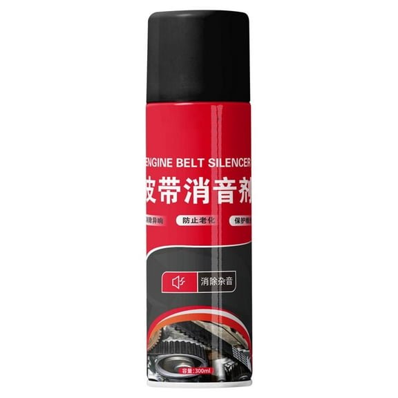 Bfogop Auto Belt Dressing Spray 300ml Serpentine Belt Lubricant,Prolongs Life Engine Silencer, Car Noise Spray,Noise Lubrication Protection Friction Reducer for Cars, Trucks