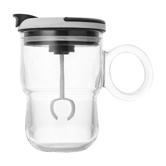 Bfogop Automatic Self Stirring Cup with Lid, Rechargeable Auto Coffee Mug, 280ML Self Stirring Coffee Mug Electric Mixing Mug Suitable for Coffee/Milk/Protein Powder