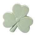 thumbnail image 1 of Bfogop Ceramic Shamrock-Shaped Flower Vase 4.5inch Small Clover Flower Vases Porcelain Multifunctional Pencil Holder Modern Aesthetic Desktop Organizer for Holiday Table Shelf Decor, 1 of 6