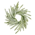 thumbnail image 1 of Bfogop Christmas Candle Rings Norfolk Pine Wreath 10 Inch Artificial Pillars Wedding Fall Candle Wreaths Green Garland Ornament for Xmas Holiday Wedding Farmhouse Table Centerpiece, 1 of 6