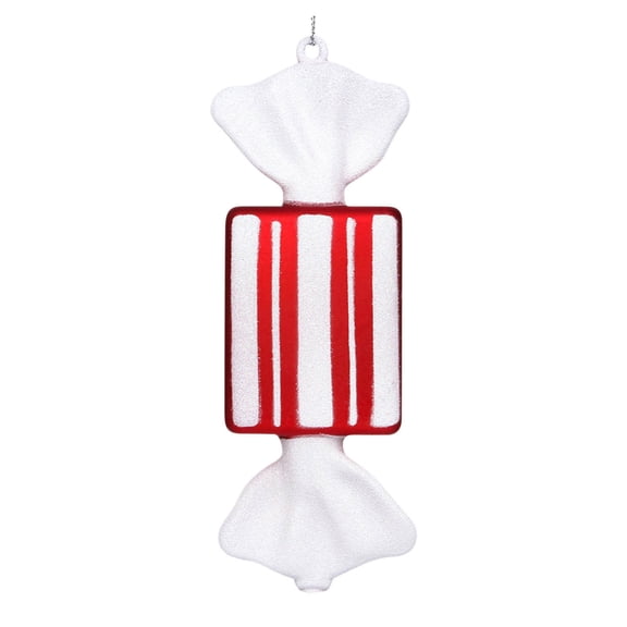 Bfogop Christmas Candy Ornament Tree Decorations Hanging Candy Ornament Plastic Red Lollipop Tree Ornament Holiday Party Decor for Christmas Home Party Favor Supplies