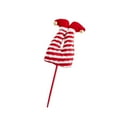 thumbnail image 1 of Bfogop Christmas Elf Legs Picks Xmas Tree Topper Decorations, 12 Inch Striped Plush Stuffed Elf Feet Ornaments Vase Filler Party Decor Tree Topper for Xmas Holiday Indoor Outdoor Party, 1 of 6
