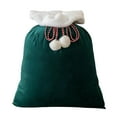 thumbnail image 1 of Bfogop Christmas Velvet Santa Bags with Drawstring Christmas Santa Gift Bags Large Gift Sack for Xmas Present Party Supply Costume Holiday Wrapping for Christmas Party Gift Wrap Bags, 1 of 6