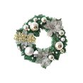 thumbnail image 1 of Bfogop Christmas Wreath 12 inches Christmas Decoration Wreath for Door, Christmas Garland with Bow Christmas Decoration Holiday Party Wedding Home Garden Decor Winter Holiday Decor, 1 of 6