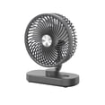 thumbnail image 1 of Bfogop Corded Wall-Mount Office Fan with Digital Display, 20dB Brushless Motor & 360° Rotation, Direct Plug USB Hanging Fan for Desk Bedroom, 1 of 6