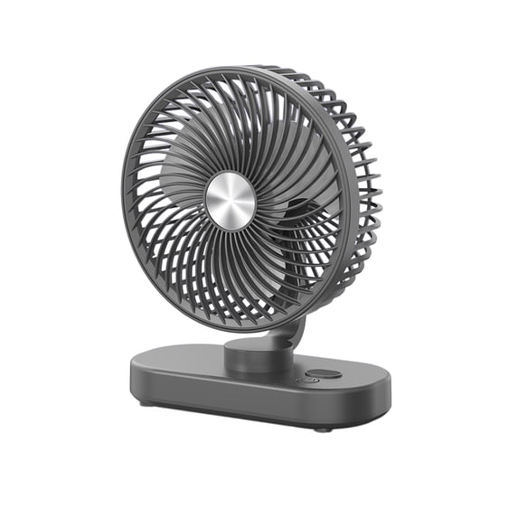 Bfogop Corded Wall-Mount Office Fan with Digital Display, 20dB Brushless Motor & 360° Rotation, Direct Plug USB Hanging Fan for Desk Bedroom