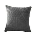 thumbnail image 1 of Bfogop Decorative Throw Pillow Covers 18x18 Inches, Soft Leaves Textured Flannel Fleece Pillowcase Square Cushion Covers for Sofa Couch Bed Farmhouse Home Decor, 1 of 6