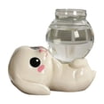 thumbnail image 1 of Bfogop Desktop Glass Planter Vase Holder,Creative Ceramic Rabbit Shape Vase for Hydroponic Plants,Planters Clear Hydroponic Vase, Table Decor, 1 of 6