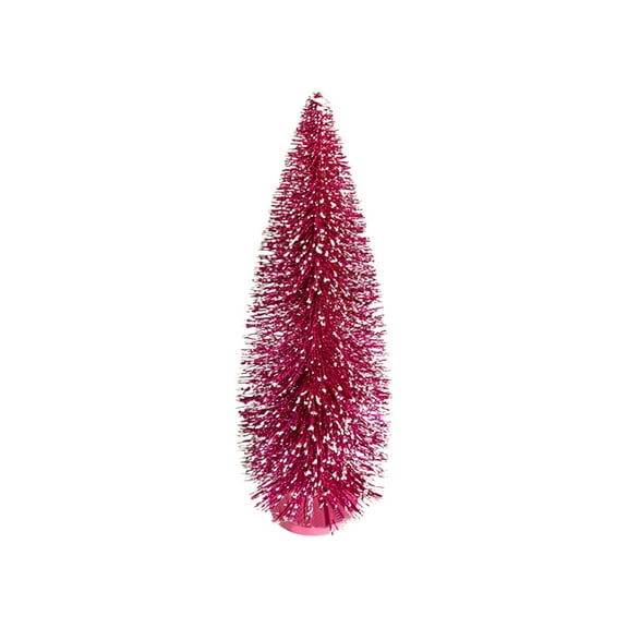 Bfogop Desktop Miniature Pine Tree Mini Christmas Trees Tabletop Christmas Tree Small Pine Tree Bottle Brush Trees for Christmas Decor Christmas Party Home Table Craft Decorations 17 Inch
