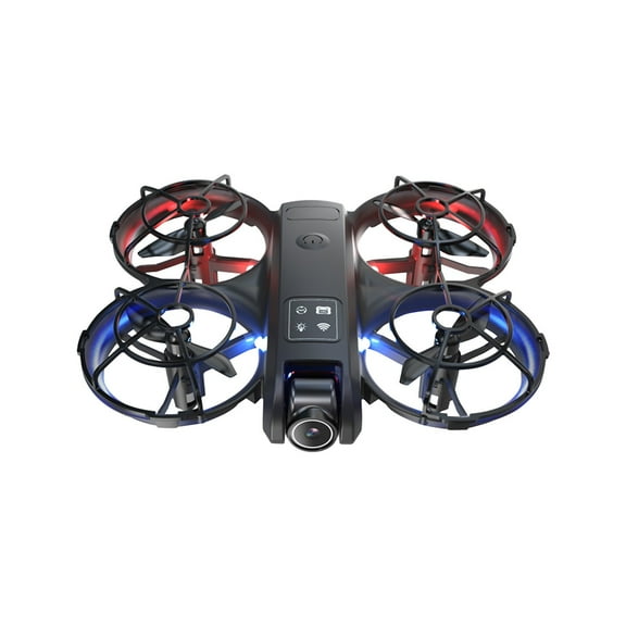 Bfogop ESC Camera Drone with Cool Neon LED Lights, Altitude Hold Function, 90° Adjustable Lens, and 360° Obstacle Avoidance – Safe and User-Friendly Toy Gift for Boys