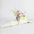 thumbnail image 1 of Bfogop Easter Flower Napkin Ring, Floral Leaf Rustic Eucalyptus Rattan Napkin Ring Holder Farmhouse Spring Table Decorations for Family Dining Banquet Wedding Easter Holiday Table Decor, 1 of 9