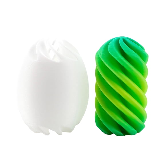Bfogop Easter Impossible Spiral Cone Passthrough Sculpture 3D Printed Fidget Toys, 3D Printed Pyramid Fidget Toys for Kids Adults - Stress Relief Desk Toy