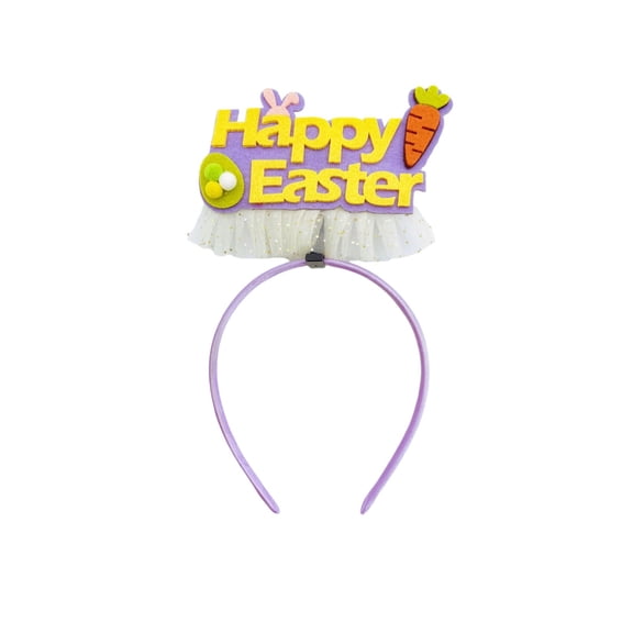 Bfogop Easter Party Headband Felt Bunny Head Boppers Chick Bunny Ears Headwear Photo Booth Props for Easter Party Decorations Favors Costume Accessories Gifts