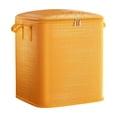 thumbnail image 1 of Bfogop Extra Large Blanket Storage Containers, Breathable Clothes Bedding Pillow Sheet Storage Bags with Zipper,Non-woven Moving Quilt Large Capacity Storage Bins 75L, 1 of 6