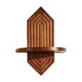 thumbnail image 1 of Bfogop Floating Shelves for Wall, Boho Rattan Shelf, Unique Small Decorative Shelf Wall-Mounted, Nature Wood Shelves for Living Room,Bedroom 8.5x12 Inch, 1 of 6