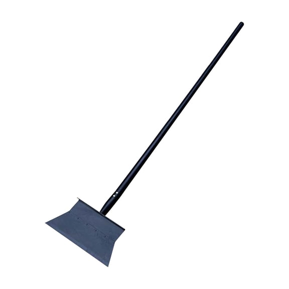 Bfogop Floor Scraper Long Handle 57Inch Ice Snow Removal Tool, Heavy Duty Weed Scraper Metal Sharp Blade for Lawn Edging,Driveway Steps Snow Shovel