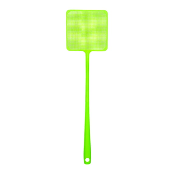 Bfogop Fly Swatter Durable Plastic Heavy Duty Set, Colorful Can be Suspended Long Handle Flyswatter, Non-Slip Fly Swatter for Indoors, Classroom,Office and Outdoor