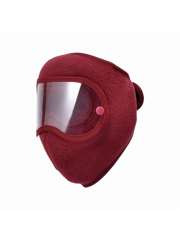 Full Face Protection Headgear, Winter Warm Masks, Winter Warm Mask with Ear Cove Full Face Shields Protection Headgear Masks Riding Windproof Balaclava Ski Mask