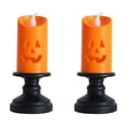 thumbnail image 1 of Bfogop Halloween Light up Jack-o Lantern,Halloween Pumpkin Lantern Decorations with Flameless Candles Battery Operated LED Light for Indoor Outdoor Tabletop Decorations Props, 1 of 9