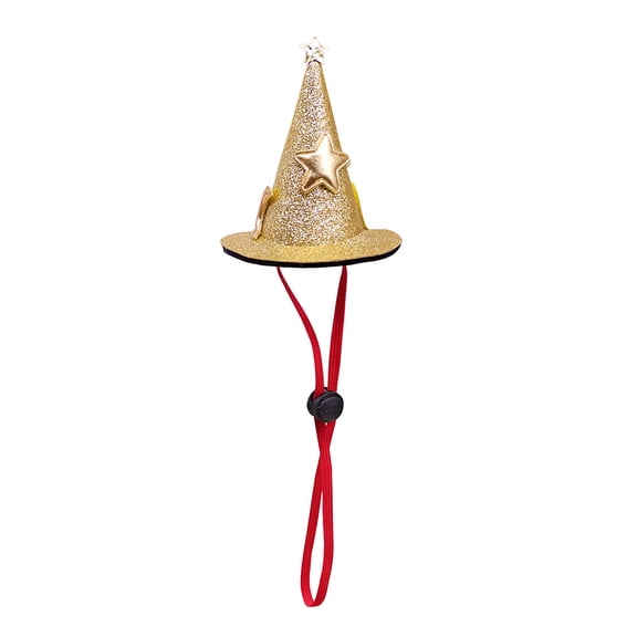 Bfogop Halloween Pet Hat Adjustable Witch Hats for Cats Dogs Yellow Witch Hat Pet Headwear Black Lace Cosplay Costumes Adjustable Flower Hat for Small and Medium Cats Dogs