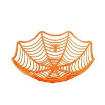 Bfogop Halloween Spider Web Basket Halloween Cobweb Fruit Holder Trick or Treat Candy Holder for Parties for Office Home Holder Baskets Halloween Fruit Baskets Decorations