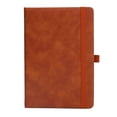 thumbnail image 1 of Bfogop Hardcover Lined Notebook Journal for Writing, 200 Pages Leather Thick College Ruled Notebook Journal with 100GSM Paper, A5 (5.7'' X 8.4'') Daily Journal for Work Organization, 1 of 6