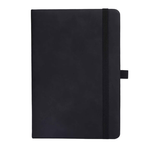 Bfogop Hardcover Lined Notebook Journal for Writing, 200 Pages Leather Thick College Ruled Notebook Journal with 100GSM Paper, A5 (5.7'' X 8.4'') Daily Journal for Work Organization