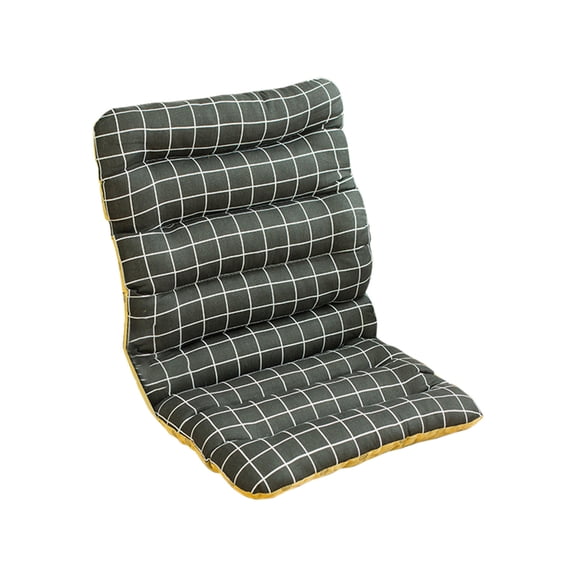 Bfogop High Back Chair Cushions for Dorm Desk Chair,Non-Slip Rocking Chair Pads with Ties, Soft Seat Cushion with Back Support,Thickened One-Piece Backrest Seat Pads,for Office Car Home