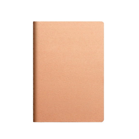 Bfogop Kraft Composition Notebooks Ruled Lined Kraft Notebooks Bulk Soft Cover Journals Art, Writing Stories Travel Diary Memo for Students Classroom Office Supplies