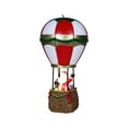 thumbnail image 1 of Bfogop LED Christmas Decorations Hot Air Balloon Fireplace Miniature Resin Ornaments Village Holiday Tabletop Decor Light Up Christmas Santa Claus Collectible Figurines Housewarming Gift, 1 of 5