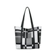 thumbnail image 1 of Bfogop Large Work Tote Bag for Women Designer Trendy Shoulder Bag Lattice Color Block Tote Bags Large Capacity Handbag Purses and Handbags Big Bucket bags Womens Travel Shoulder Bag, 1 of 6